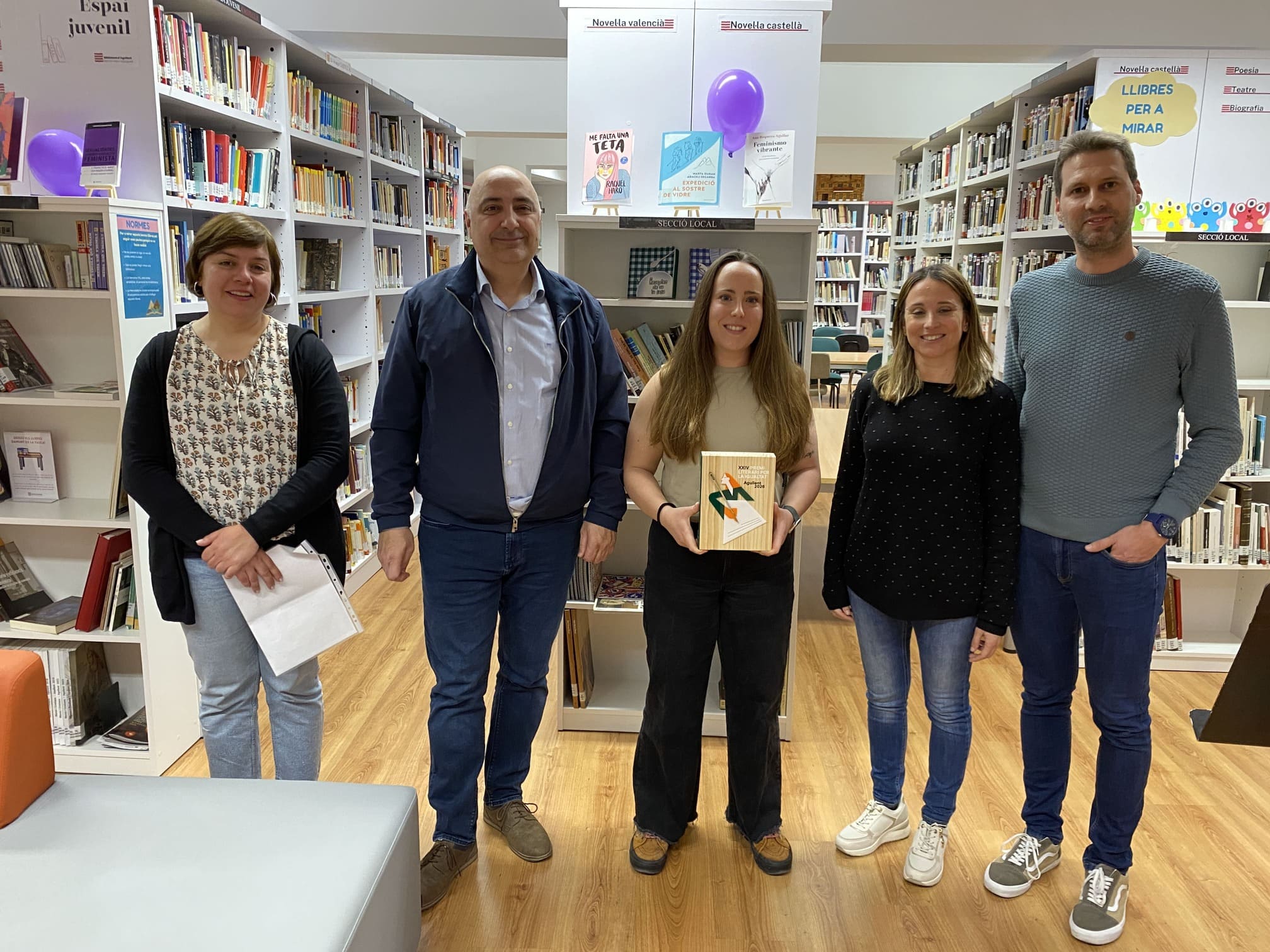 Esther Sanz i Raquel Barberà guanyen el XXIV Premi Literari per la Igualtat d’Agullent