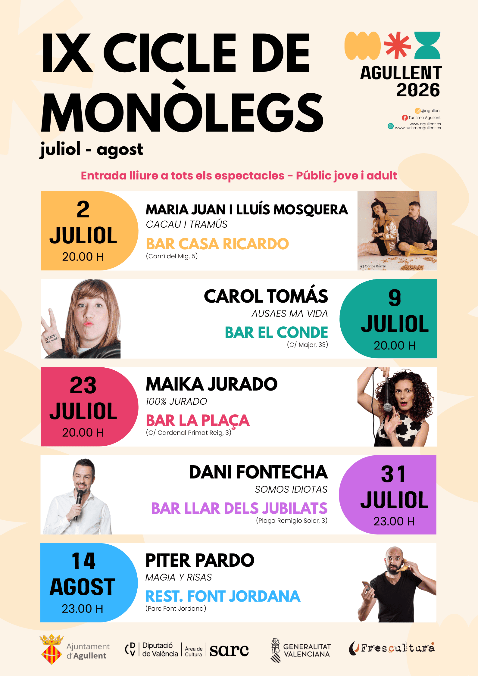 CARTELL Monòlegs 2026